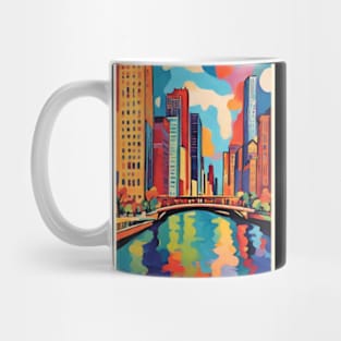 fauvism art of chicago city usa 3 Mug